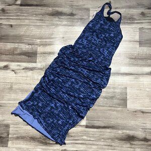 Athleta Cressida Maxi Athletic Sleeveless Dress Blue Women’s Size XS
